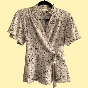 Beautiful Cream and black and cream Blouse Top